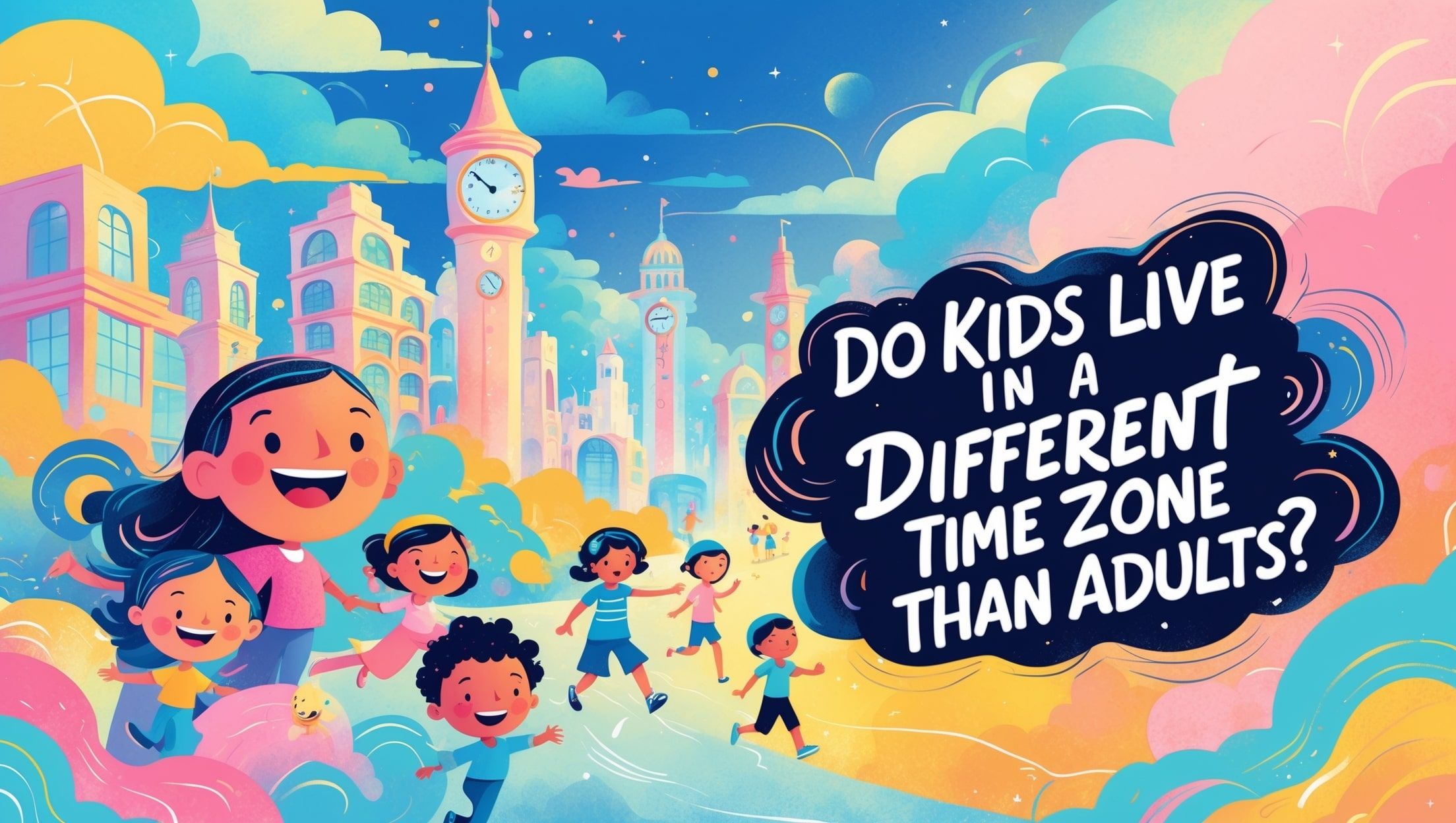 Да ли деца живе у другачијој временској зони од одраслих?